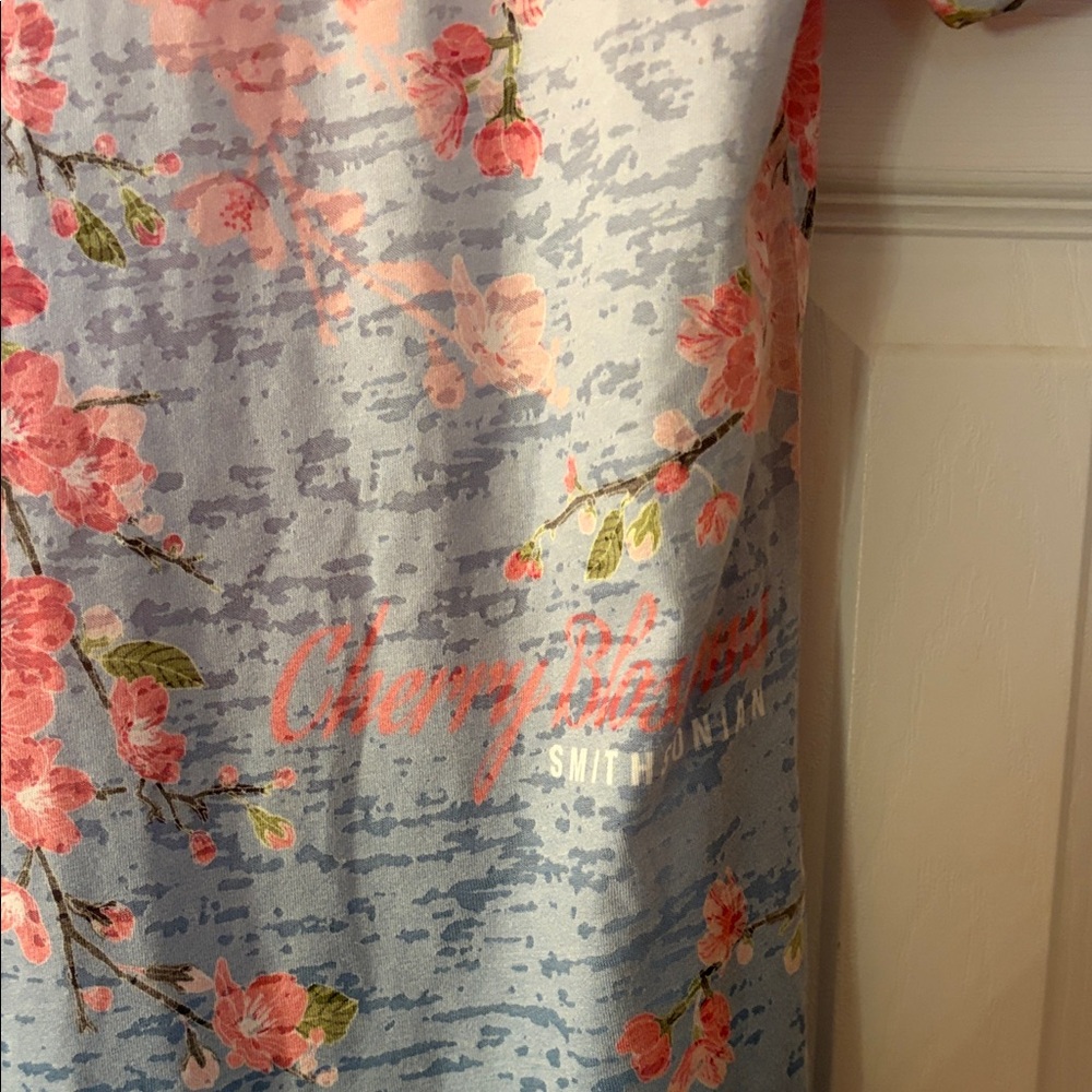 Blue 84 Pink and Blue Floral Women's Tee - Picture 3 of 7